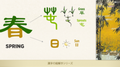 漢字の紐解きシリーズ「春」