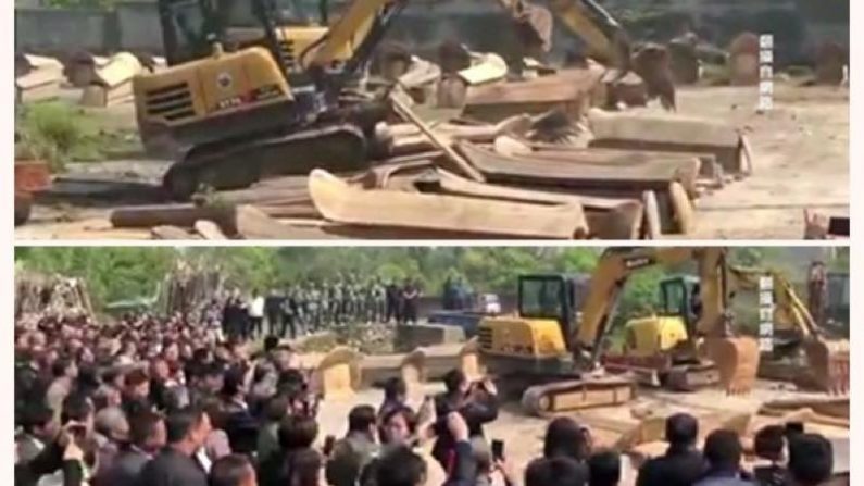 【中国】棺おけの大量破壊、山西省で珍騒動　自殺する高齢者も
